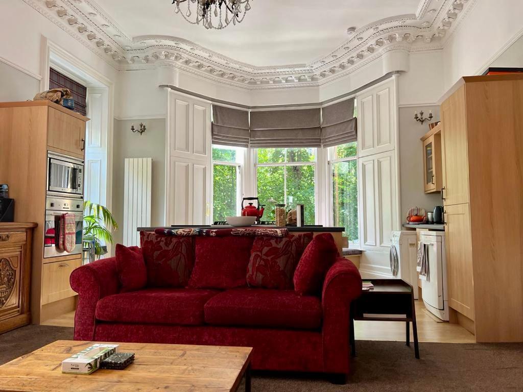 Beautiful Double Room In Idyllic West End Townhouse Glasgow Exteriör bild